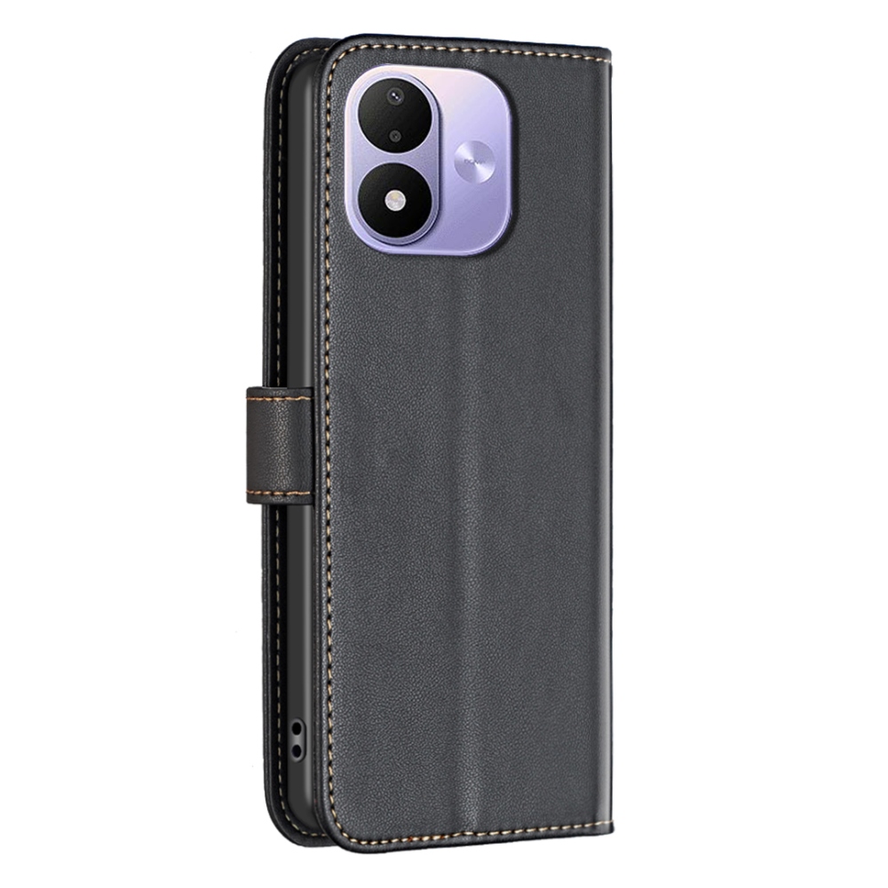 BNF könyvformájú tok a Xiaomi Redmi Note 17 4G/5G-hez – fekete
