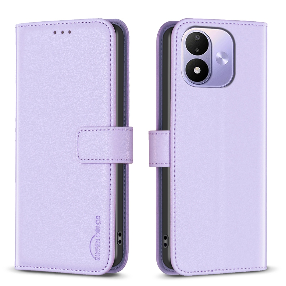 BNF könyvformájú tok a Xiaomi Redmi Note 17 4G/5G-hez – lila
