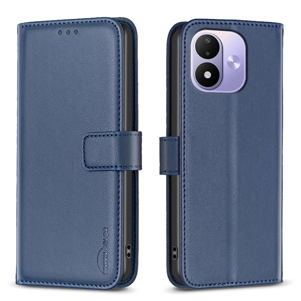 BNF könyvformájú tok a Xiaomi Redmi Note 17 4G/5G-hez – kék