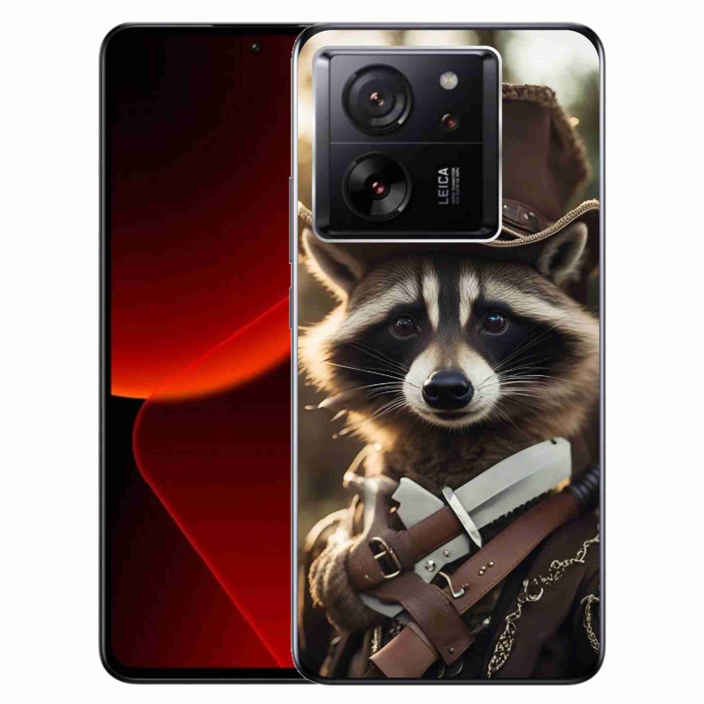 Gél borítás mmCase a Xiaomi 13T/13T Pro számára - mosómedve egyenruhában