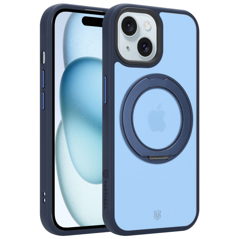 Tactical MagForce Hyperstand tok az Apple iPhone 15-hez, mélykék