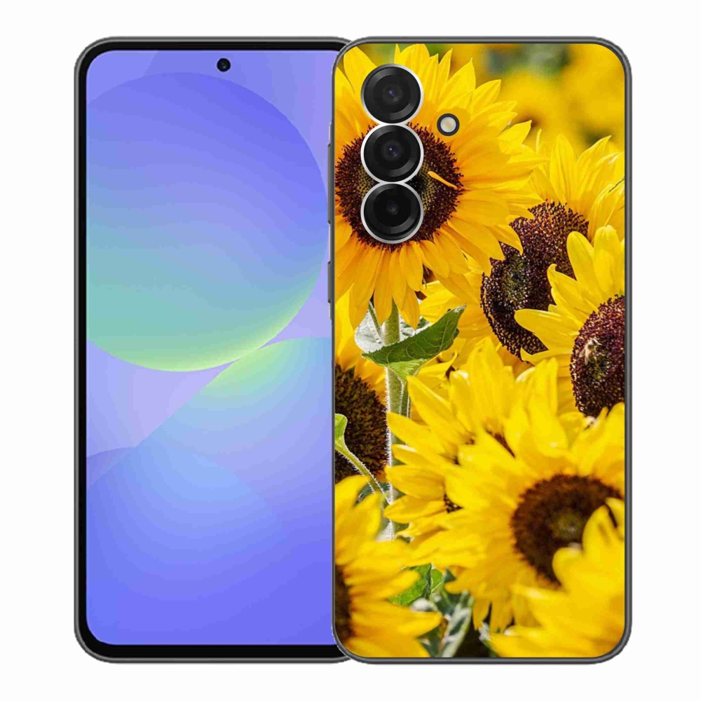 Zselés borítás mmCase Samsung Galaxy A36 5G - Napraforgó