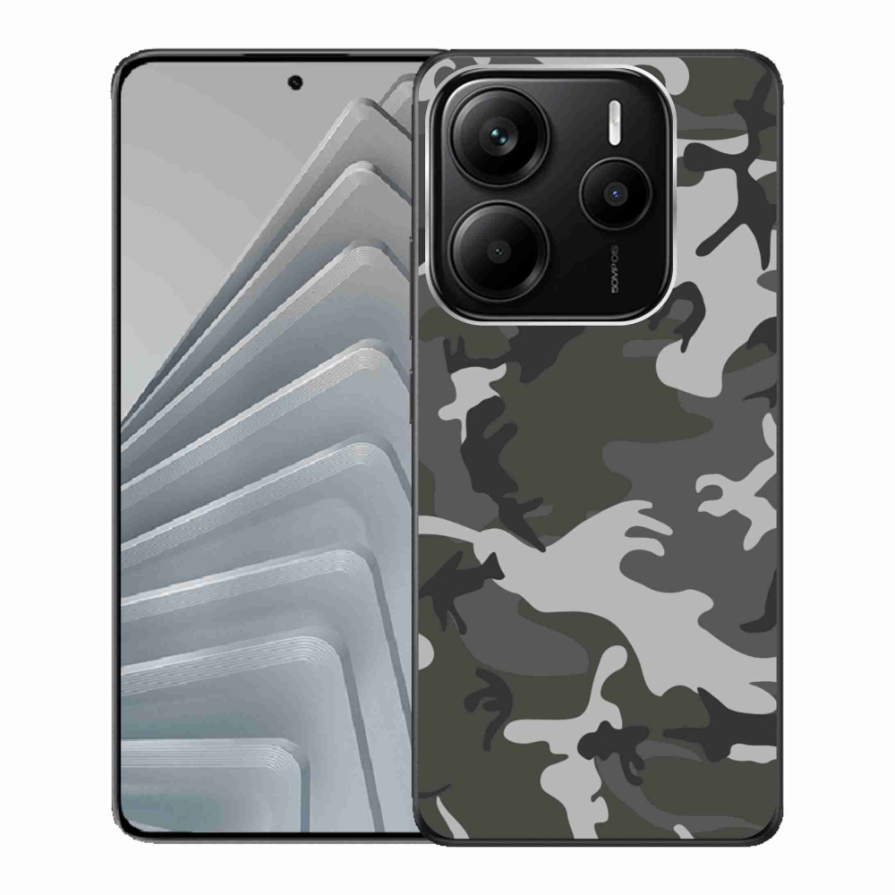 Gél borítás mmCase a Xiaomi Redmi Note 14 5G-hez - álcázó minta