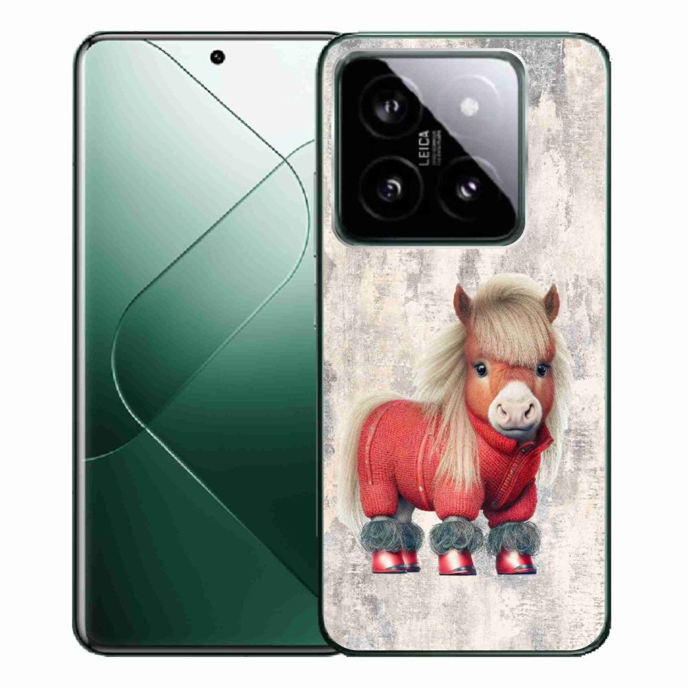Gél borítás mmCase a Xiaomi 14 Pro-hoz - póni pulóverben