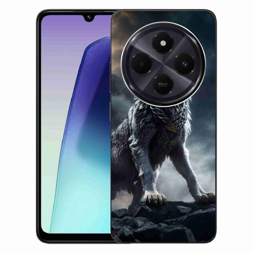 Gél borítás mmCase a Xiaomi Redmi 14C/Poco C75-hez - farkas 1