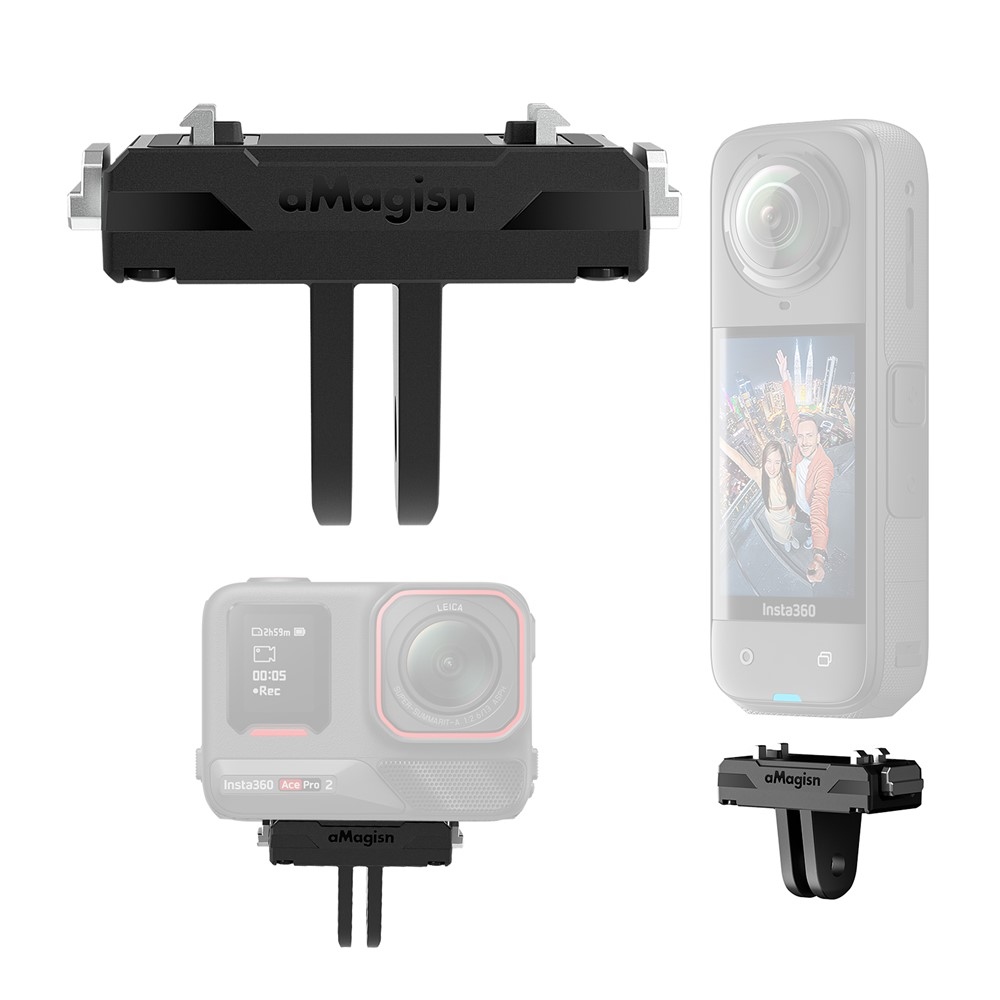 AMAGISN mágneses gyorskioldó adapter Insta360 X5, Ace Pro 2, Ace Pro és Ace kamerákhoz