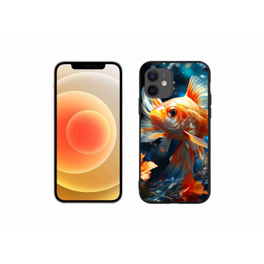 Zselés borítás mmCase iPhone 12 mini készülékhez - hal