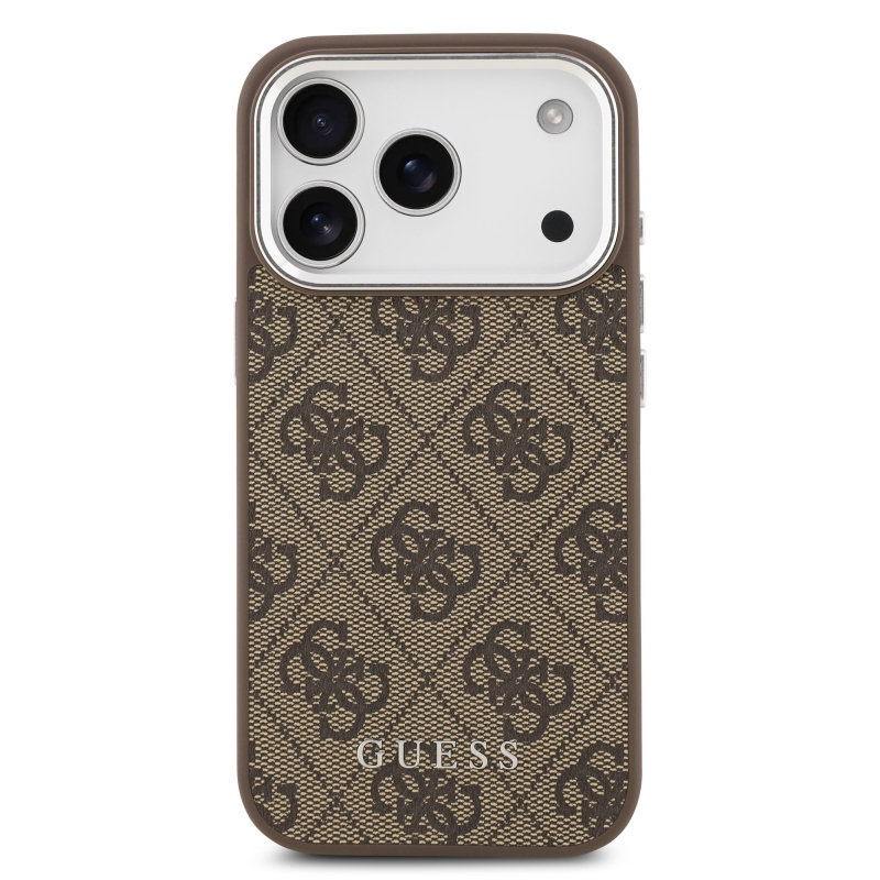Guess 4G MagSafe hátlap iPhone 17 Pro barna színű készülékhez