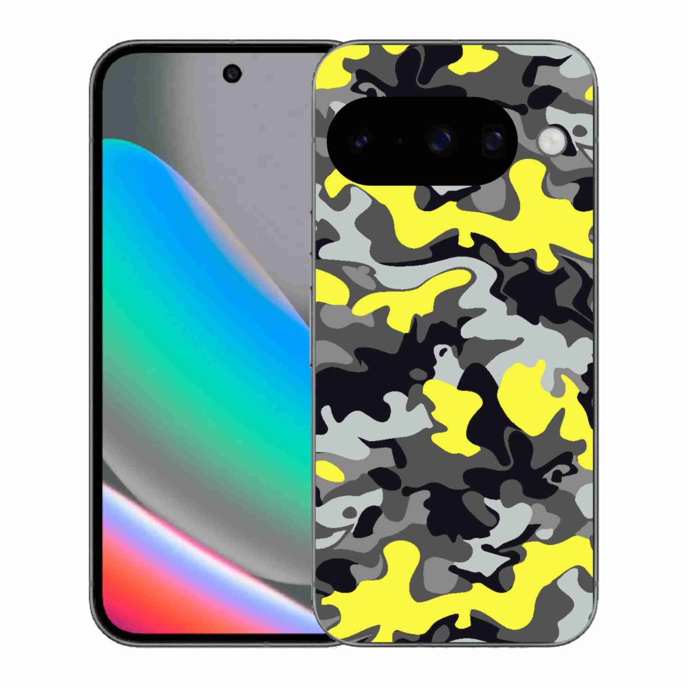 Zselés borítás mmCase a Google Pixel 10 számára - terepszínű minta 6