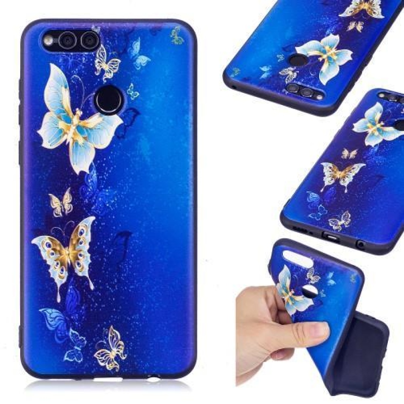 Bossi zselés tok Honor 7X-hez - varázslatos pillangók