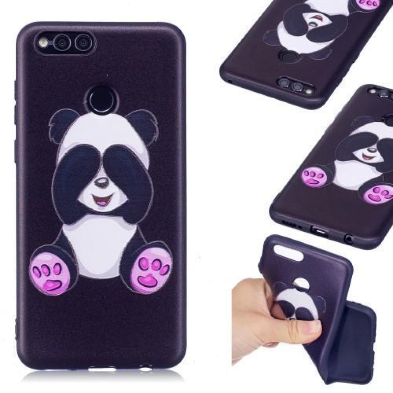 Bossi gél tok a Honor 7X-hez - panda a bambuszon