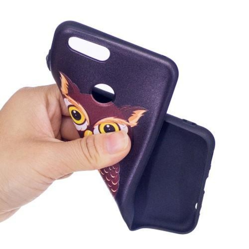 Bossi zselés tok Honor 7X-hez - bagoly