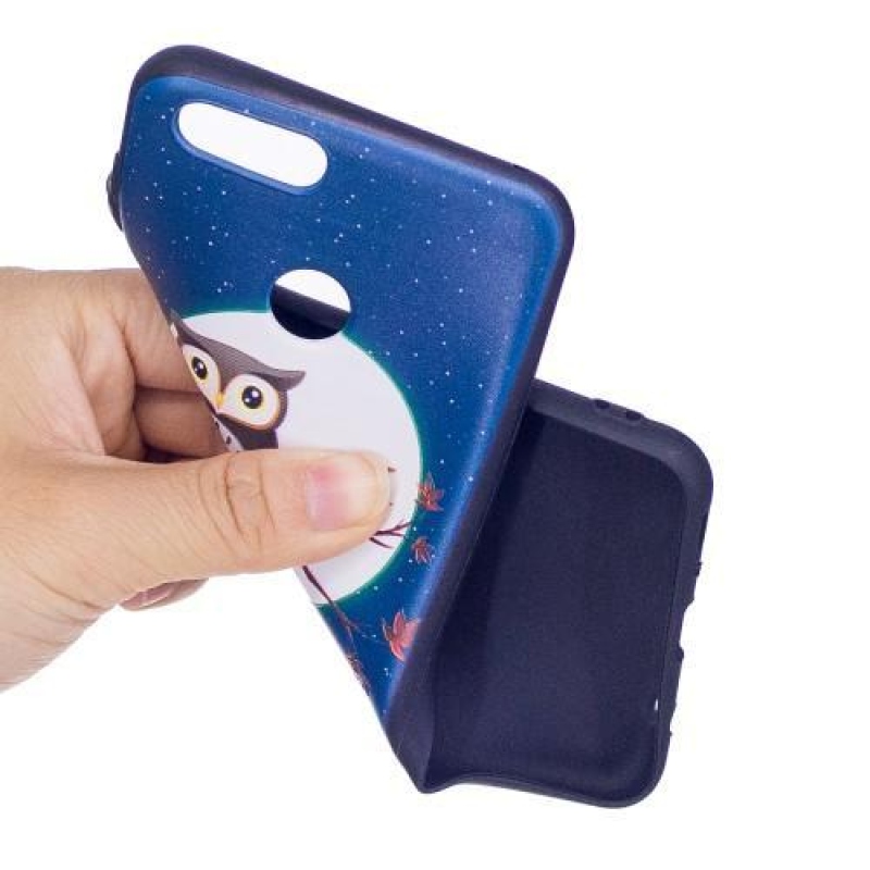 Bossi zselés tok a Honor 7X-hez - bagoly az ágon