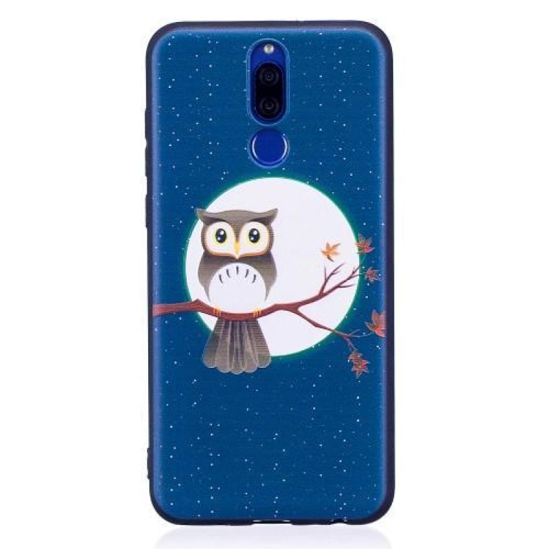 Bossi zselés tok Huawei Mate 10 Lite készülékhez - bagoly egy ágon