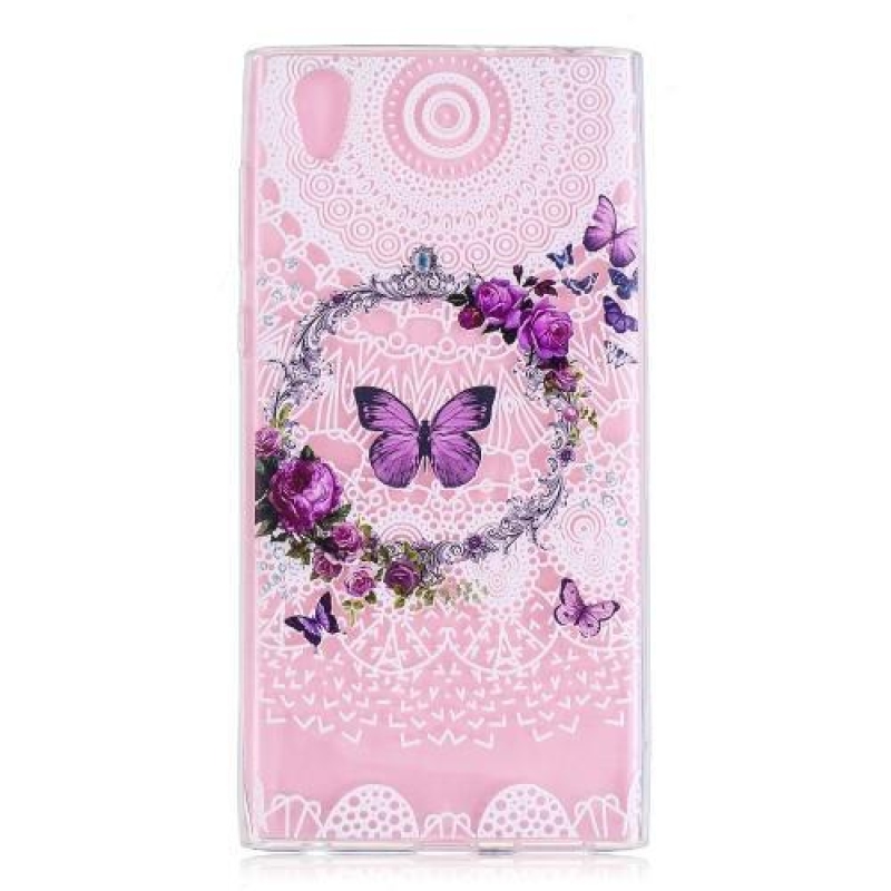 Bossi zselés tok Sony Xperia L1 - rózsaszín pillangó