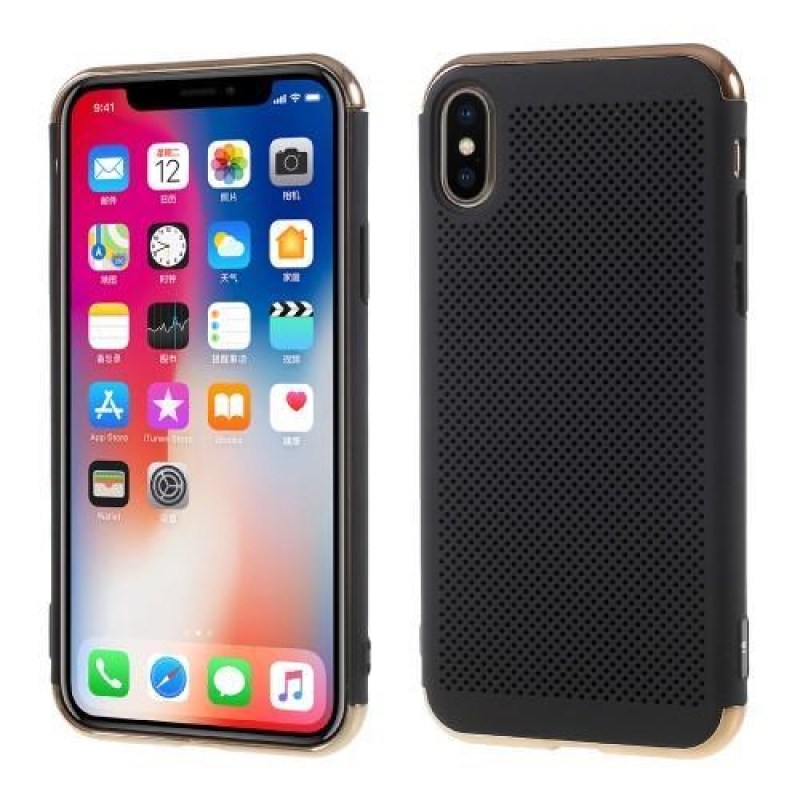 Botto műanyag tok iPhone X készülékhez - fekete