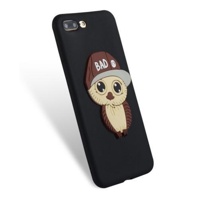 Fiú 3D szilikon tok iPhone 8 Plus és iPhone 7 Plus készülékhez - fekete