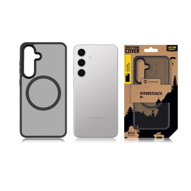 Tactical MagForce Hyperstealth borító Samsung Galaxy S24 aszfaltra