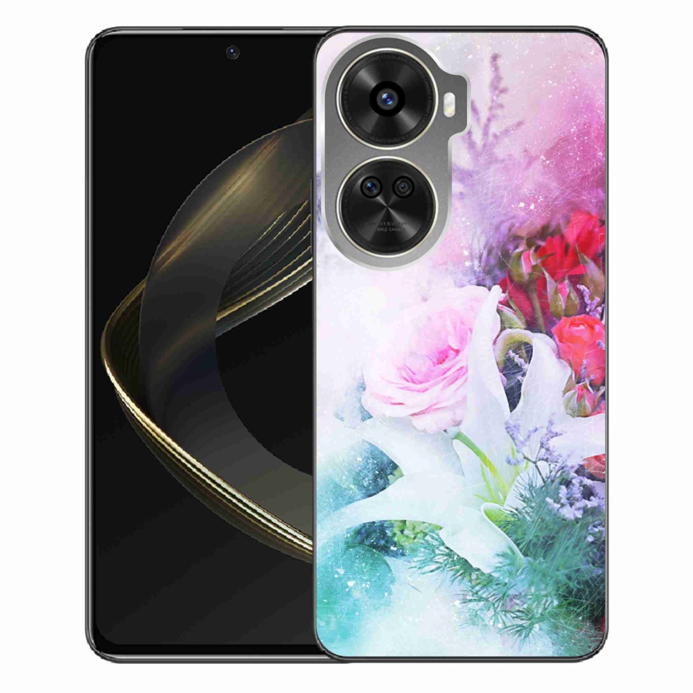 Gél borítás mmCase a Huawei Nova 12 SE számára - virágok 4