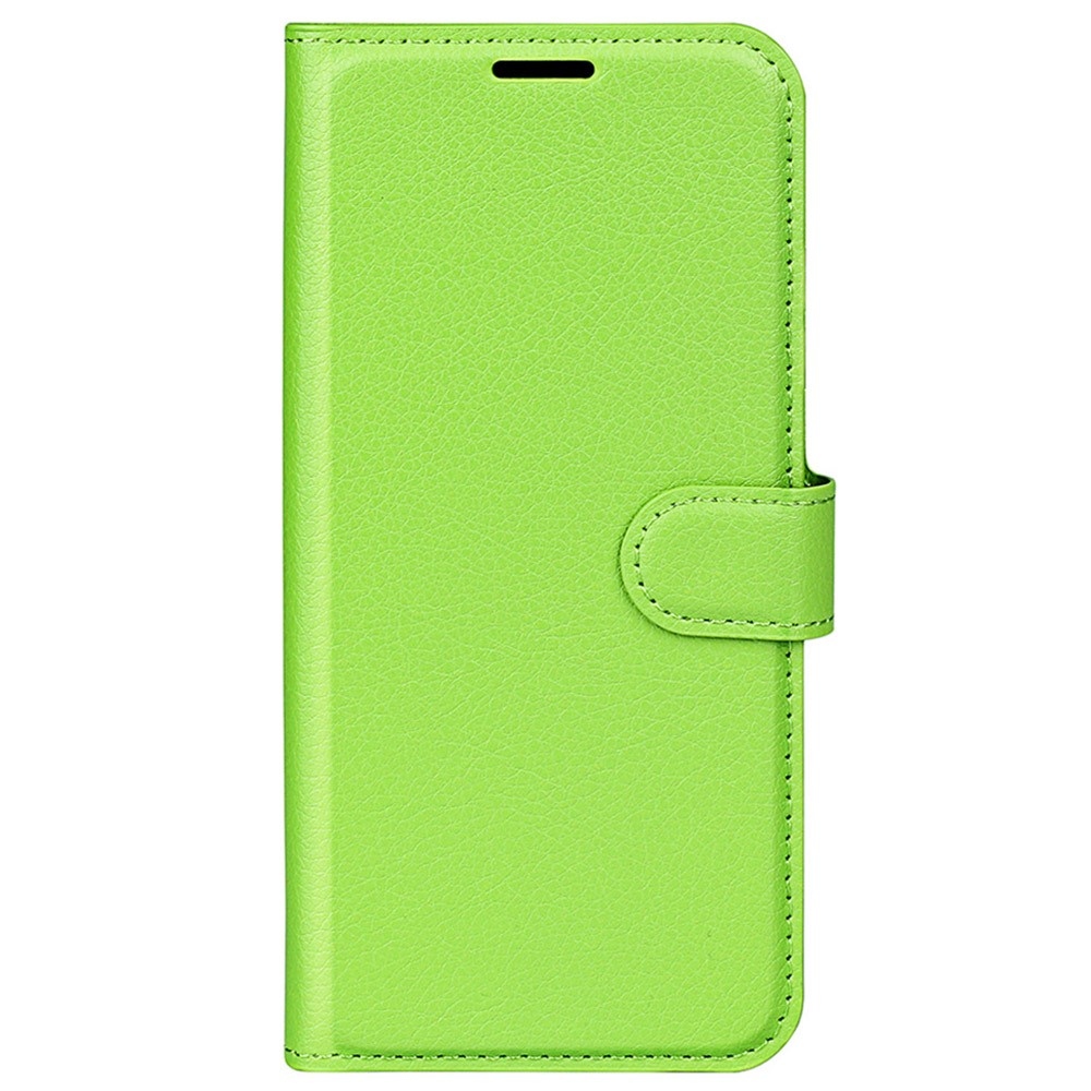 Litchi könyvtáska a Realme C30 készülékhez - zöld