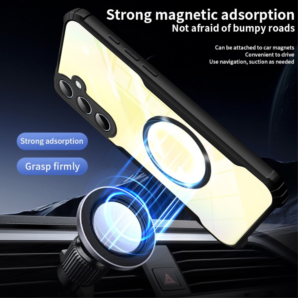 Tartós védőburkolat MagSafe támogatással Samsung Galaxy A56 5G készülékhez - fekete