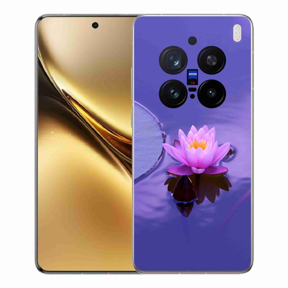 Zselés borítás mmCase a Vivo X200 Pro 5G készülékhez - virág a felületen