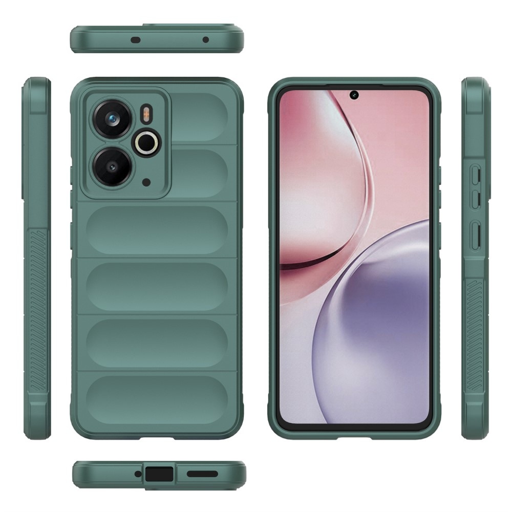 Rugg tartós zselés tok a Realme 14 5G készülékhez - zöld