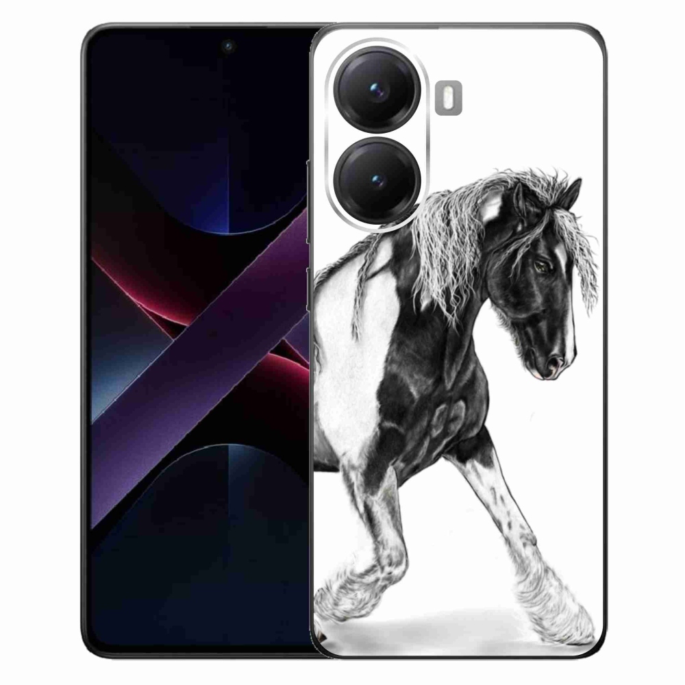 Gél borítás mmCase a Xiaomi Poco X7 Pro 5G számára - ló