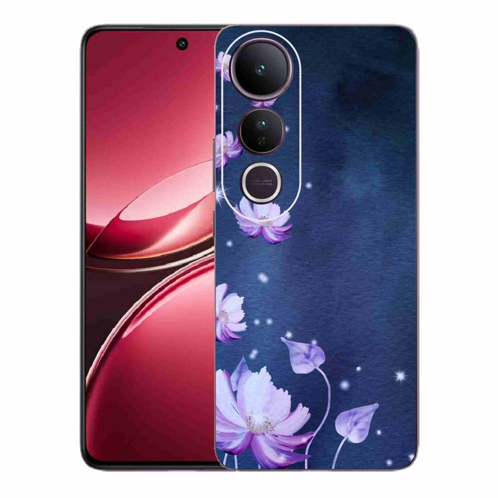 Gél borítás mmCase a Vivo V50 Lite 4G/5G-n - virághullás