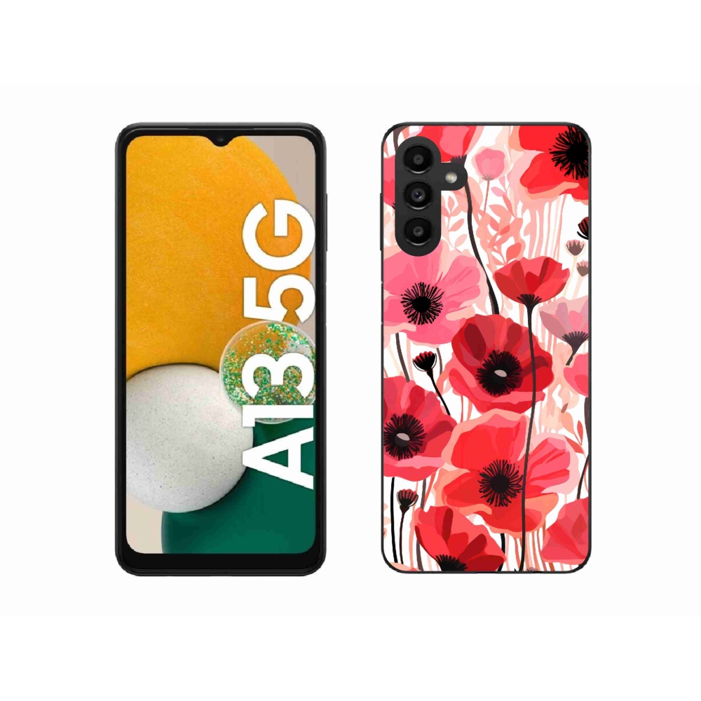 Zselés borítás mmCase Samsung Galaxy A13 5G - mákos 1