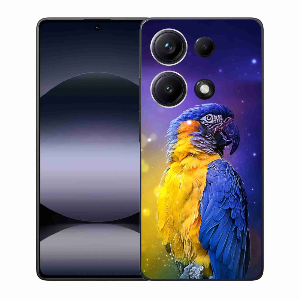Gél borítás mmCase a Xiaomi Redmi Note 14S-hez - papagáj ara 1