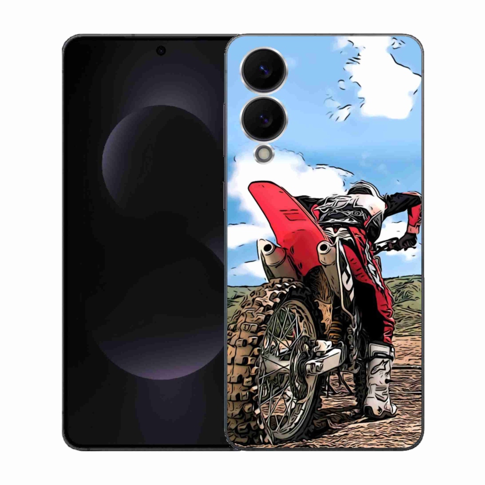 Gél védőhuzat mmCase Samsung Galaxy S25 Edge készülékhez - moto