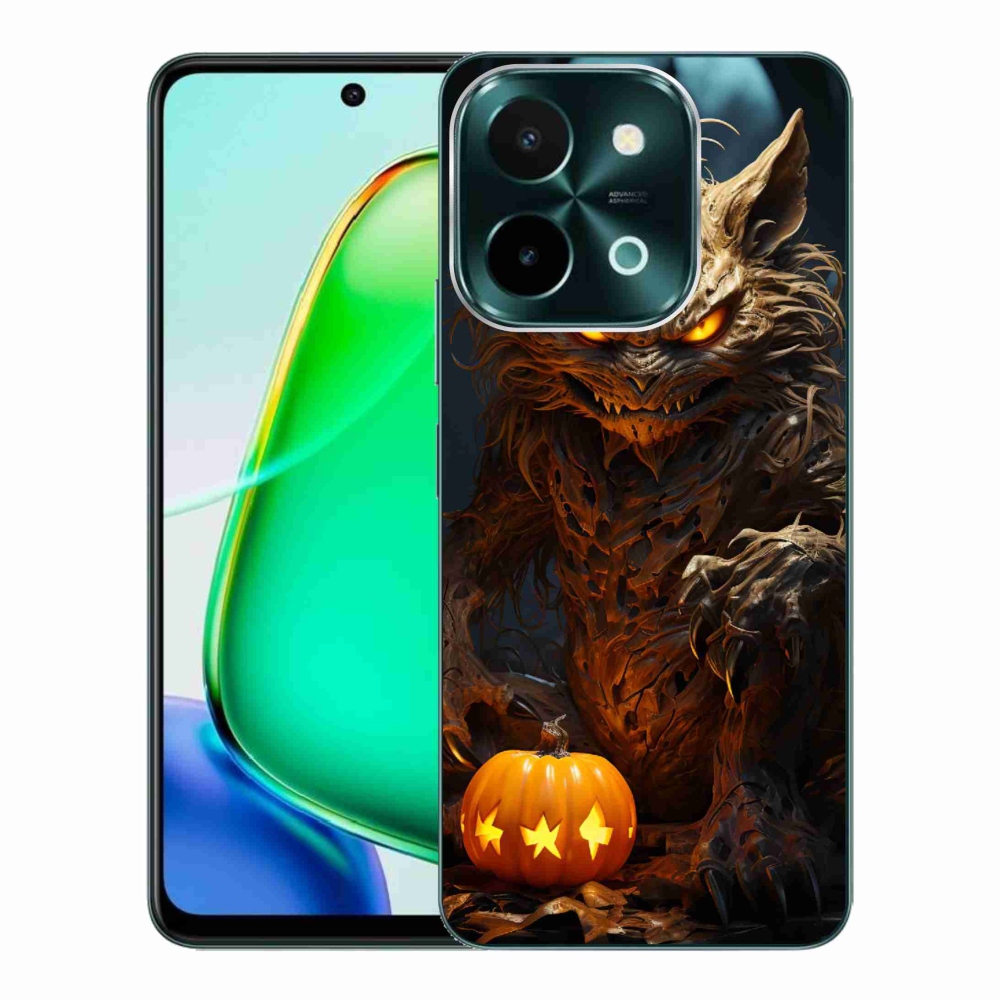Gél borító mmCase a Vivo Y28-hoz - Halloween szörnyeteg