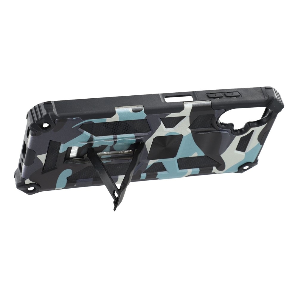 Camouflage tartós borító Samsung Galaxy A07 4G készülékhez - világoskék