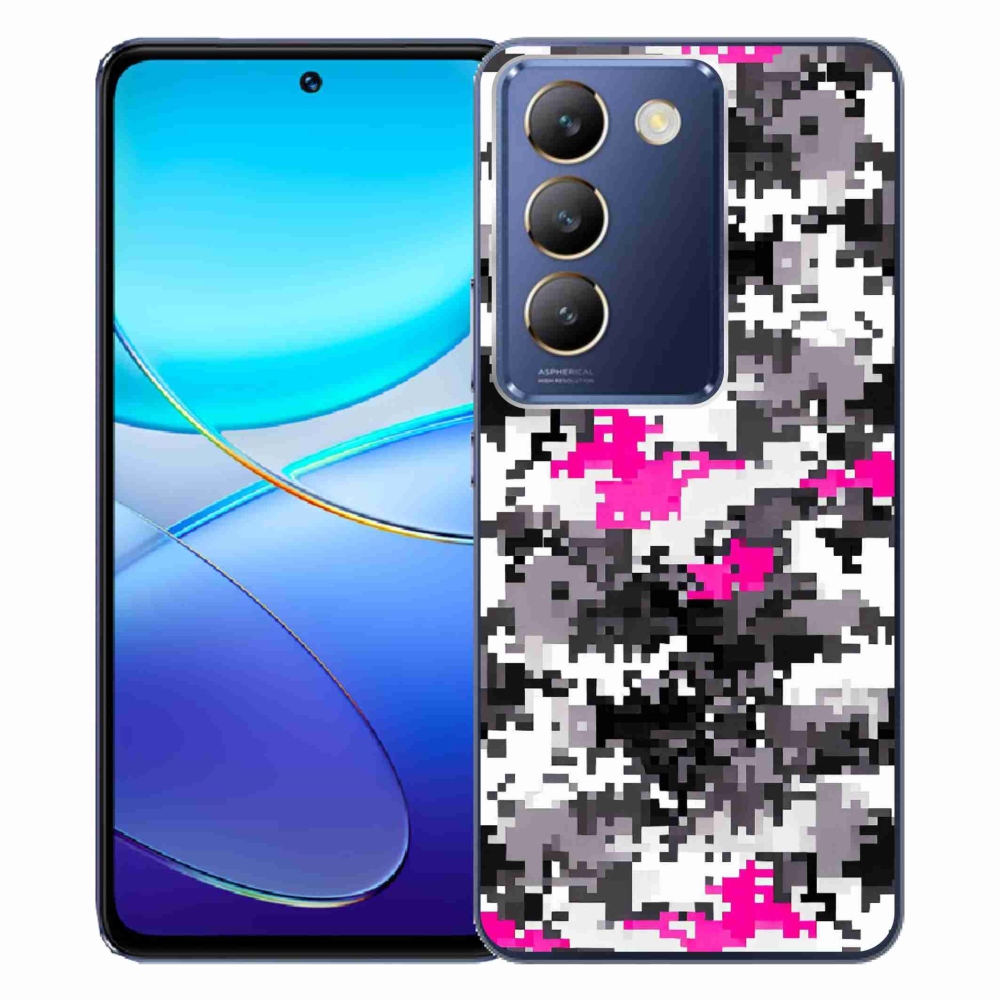 Gél borítás mmCase a Vivo V40 SE 4G/5G készülékhez - terepszínű minta 4