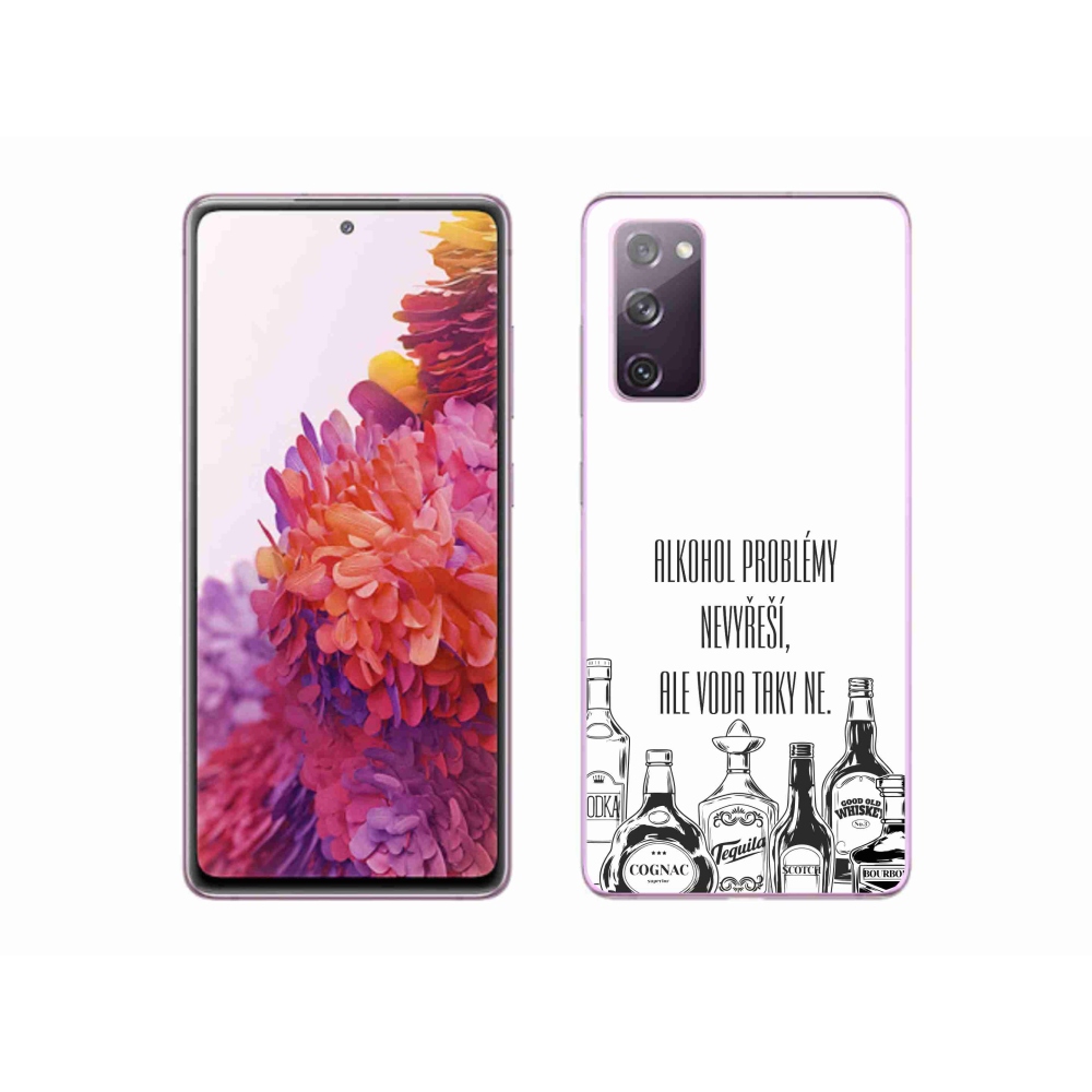 Gél borító mmCase Samsung Galaxy S20 FE - vicces szöveg fehér háttérrel