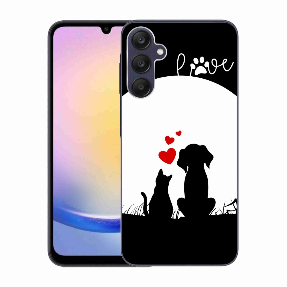 Gél tok mmCase Samsung Galaxy A25 5G - állati szeretet