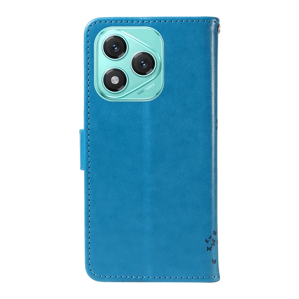 Fák könyvtáska Honor 400 Lite-hoz - kék