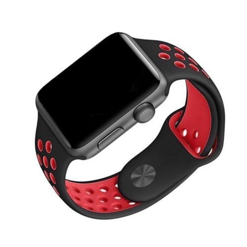 Breat szilikon szíj az Apple Watch 38mm-es órájához - piros