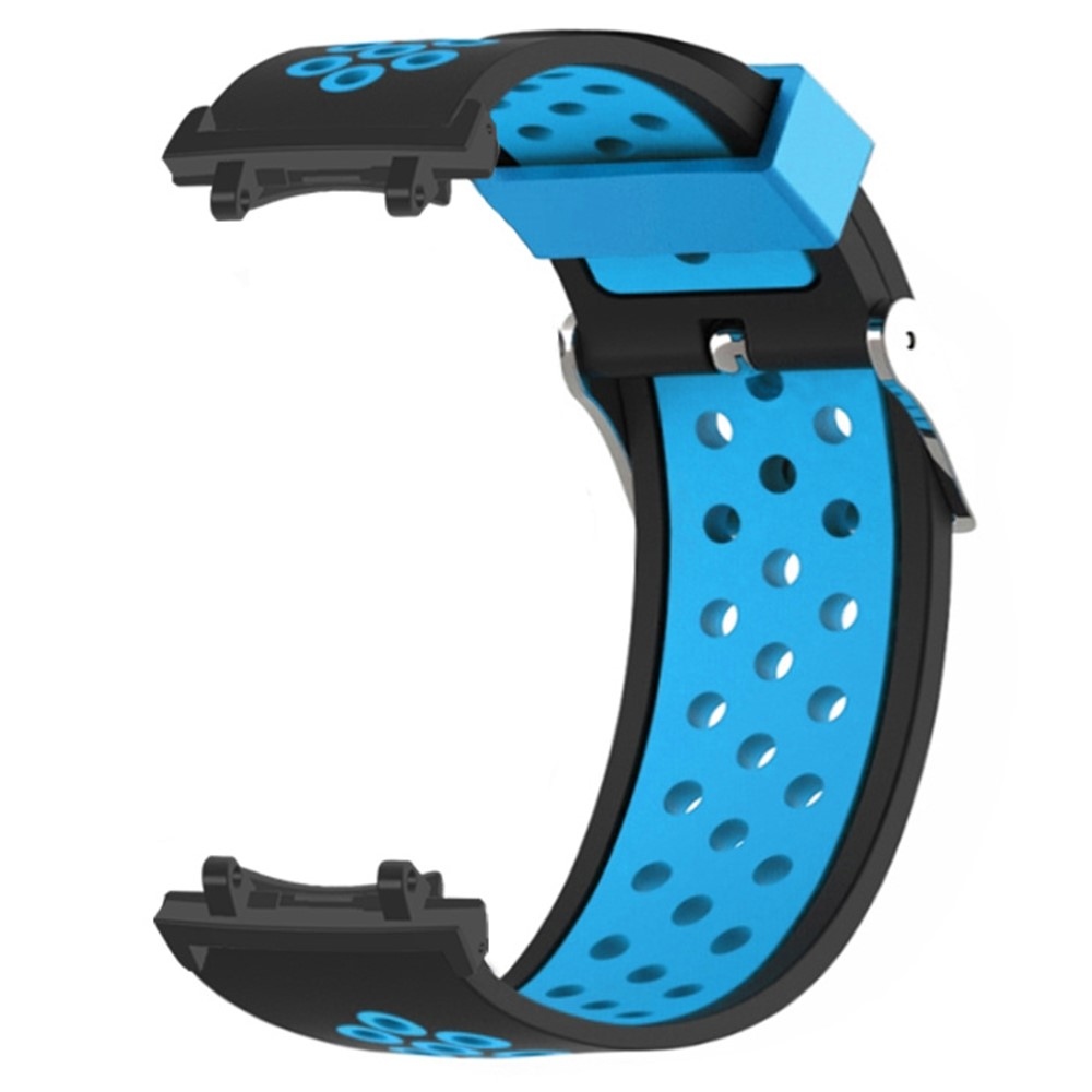 Breath szilikon karkötő az Amazfit T-Rex 3-hoz – fekete/kék