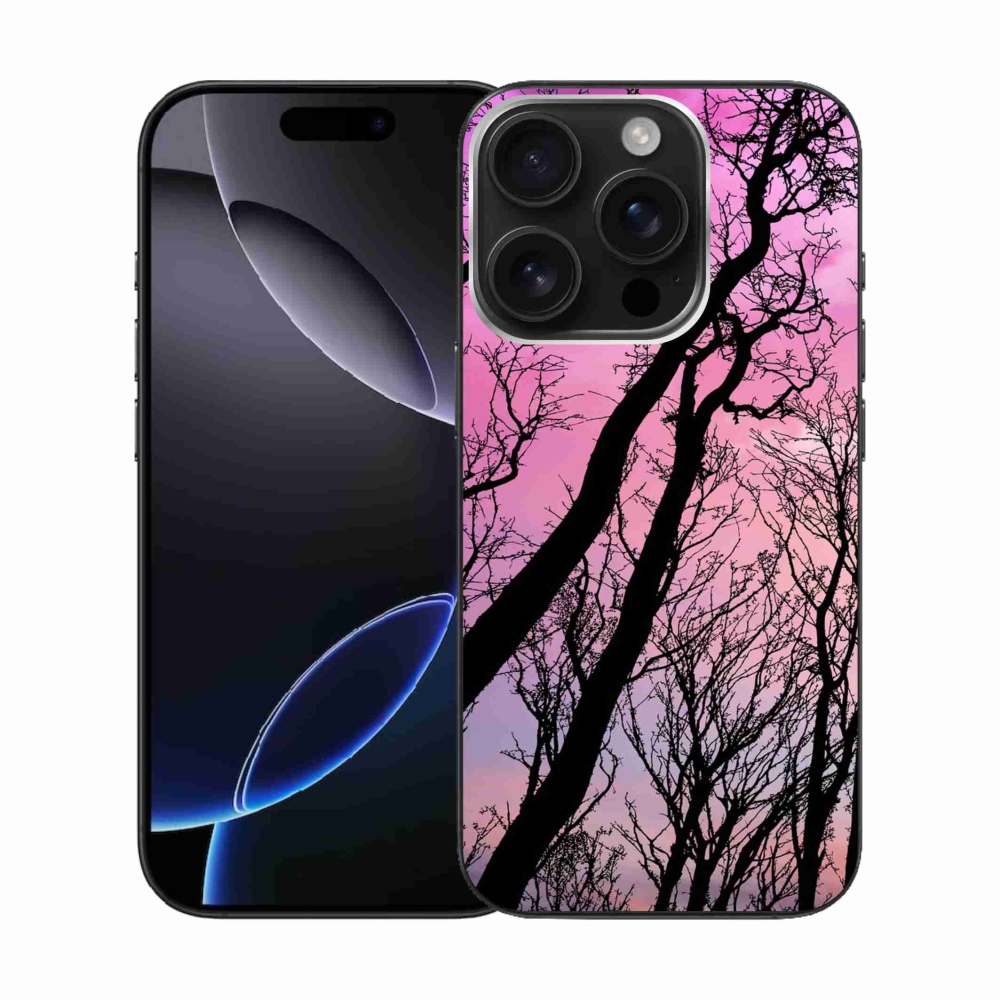 Gél tok mmCase iPhone 16 Pro készülékhez - kidőlt fák