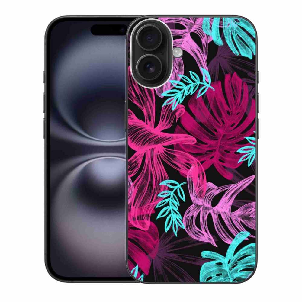 Gél borítás mmCase iPhone 16 Plus készülékhez - virágok 1