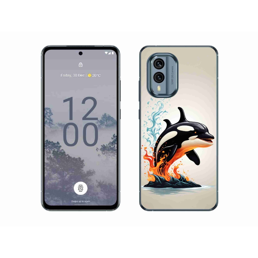 Gél védőburkolat mmCase a Nokia X30 5G készülékhez - Iris