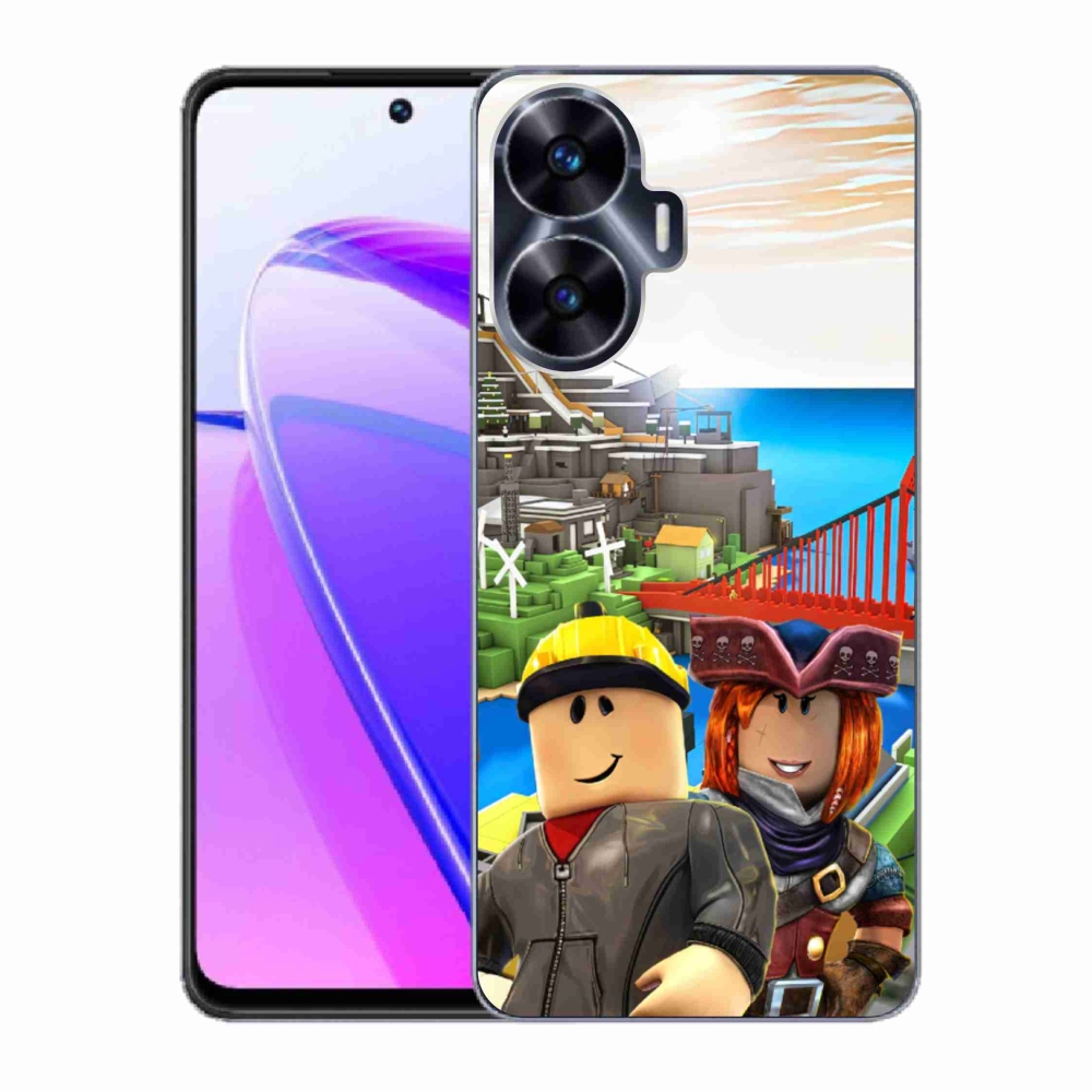 Zselés borítás mmCase a Realme C55 készülékhez - roblox 1