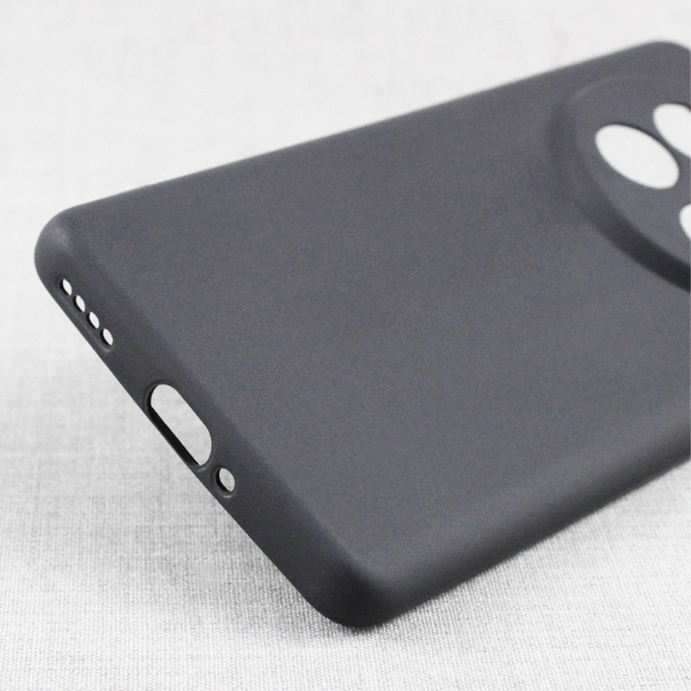 Fekete zselés tok a Realme 12 Pro 5G/12 Pro+ 5G számára