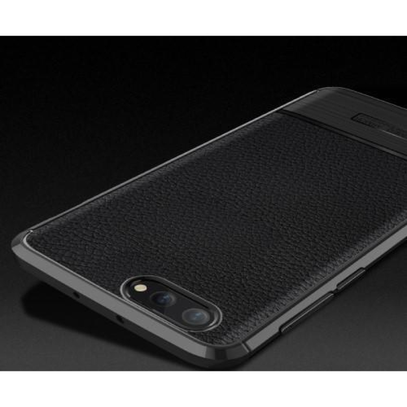 Ecsettel elegáns gél tok csiszolással a Honor View 10 - szürke