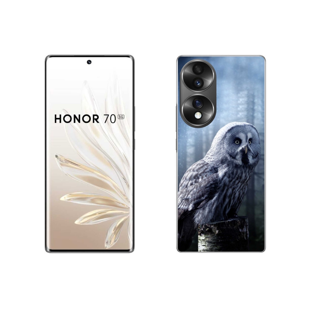 Zselés borító mmCase a Honor 70-hez - bagoly