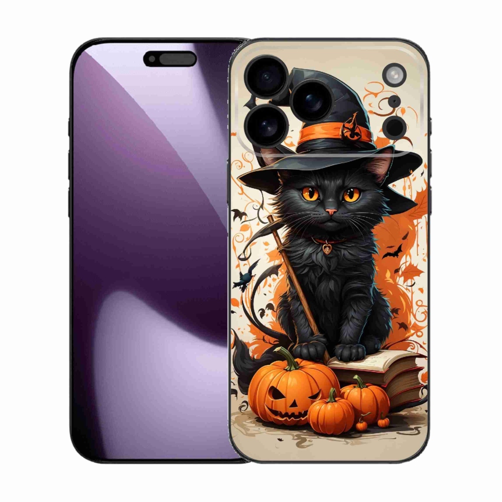 Zselés borítás mmCase iPhone 17 Pro Max készülékhez - macska varázsló