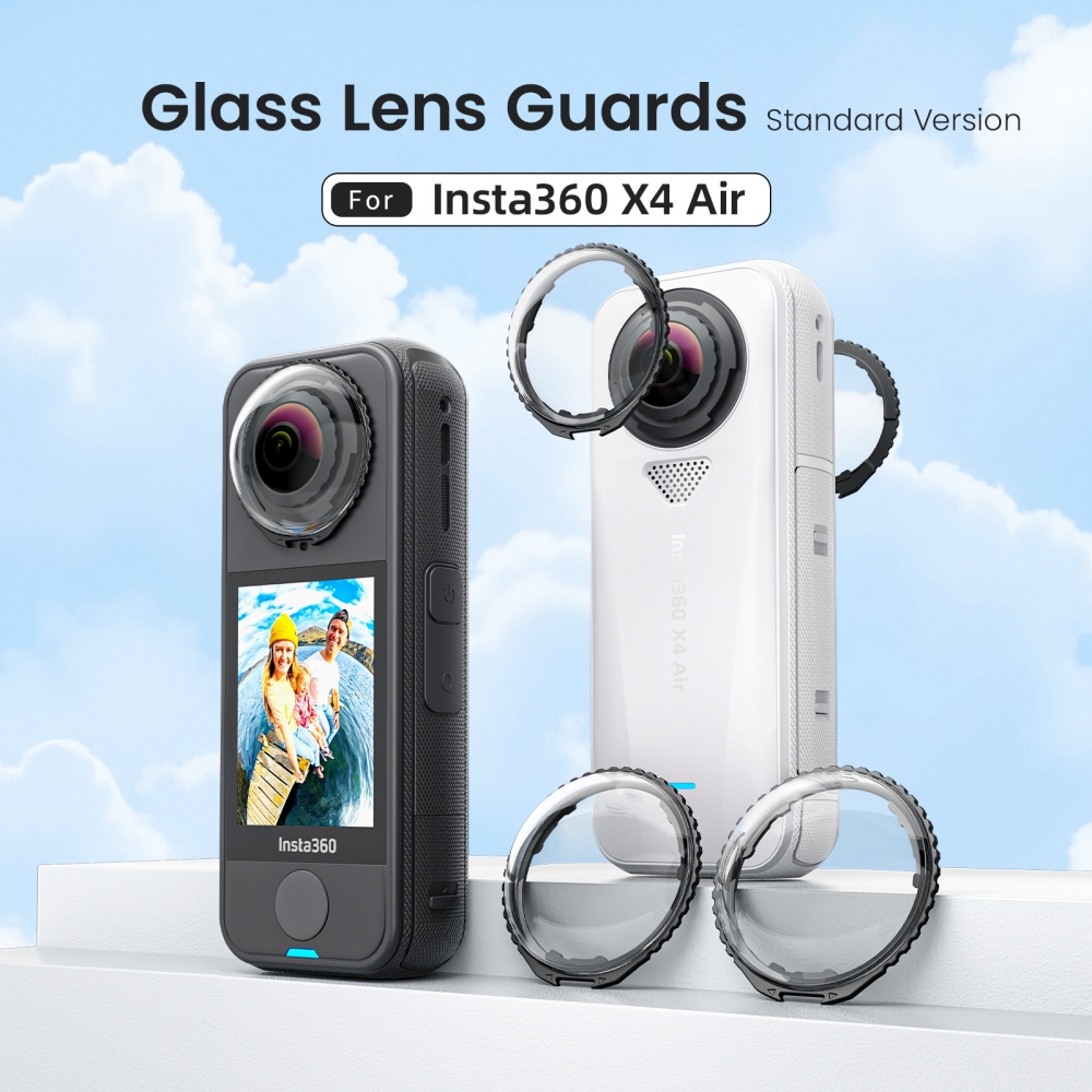 AMAGISN lencsevédő üveg Insta360 X4 Air fényképezőgéphez, 2 db.