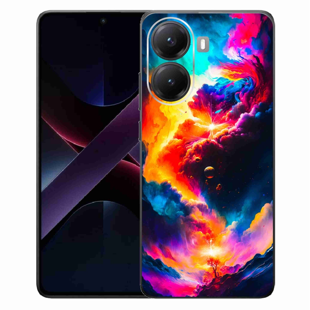 Gél borítás mmCase a Xiaomi Poco X7 Pro 5G számára - absztrakt motívum